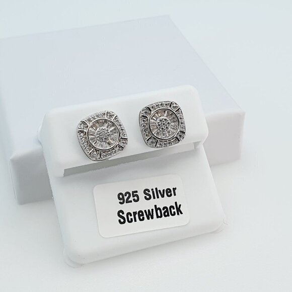 925 Sterling Silver Cubic Zirconia Earrings, U19254796 - Picture 10 of 10